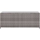 Poli Vrtna kutija za pohranu siva 150 x 50 x 60 cm od poliratana | shoptok.hr