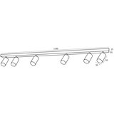  Immax NEO 07268W -LED RGB+CCT prigušiva svetiljka NEO LITE PUNTO 6xGU10/6W/230V | Eponuda.com