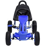  Go-Kart s Pedalama i Pneumatskim Gumama Plavi | shoptok.hr