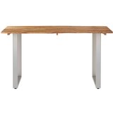  Blagovaonski stol od masivnog bagremovog drva 140 x 70 x 76 cm | shoptok.hr