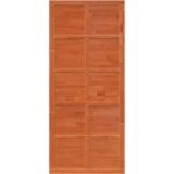 vidaXL Hlevska vrata Voščeno rjava 90 x 210 cm Trdna borovina | Shoptok.si