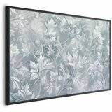  Plakat - Worn Floral Patterns in Muted Turquoises 60x40 Crni okvir | shoptok.hr