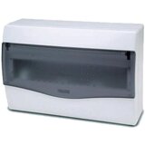 Famatel Omarica za varovalke, nadometna, 12/14 varovalk, prozorna, IP40 - 3612-W-M-KN/12-14 | Shoptok.si