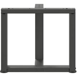  Noge za klub stolić T-oblika 2 kom antracit 50x25x(42-43) cm čelik | shoptok.hr