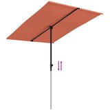  Vrtni suncobran s aluminijskim stupom 2 x 1,5 m terakota | Eponuda.com