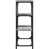  Konzolni stol siva boja hrasta 89,5x28x76 cm konstruirano drvo | shoptok.hr