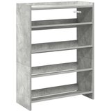  Stalak za cipele boja betona 60x25x81 cm konstruirano drvo | shoptok.hr