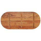 Stolna ploča 90x40x3 8 cm ovalna od masivnog drva bagrema | shoptok.hr