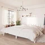 vidaXL Okvir za krevet od masivne borovine bijeli 200 x 200 cm Cijene