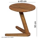 MID.YOU MAJHNA NOČNA OMARICA, masivno indijski rožni les barve indijskega rožnega lesa | Shoptok.si
