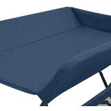 vidaXL Previjalna miza mornarsko modro železo | Shoptok.si