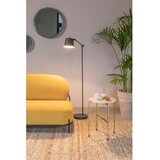White Label Črna stoječa svetilka s kovinskim senčilom (višina 135 cm) Hajo – | Shoptok.si