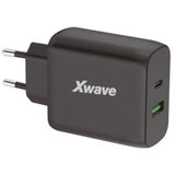 X Wave Punjač GaN45-AC USB-A+USB-C crni Cene