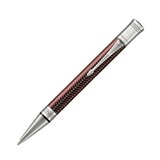 Parker Kemijska olovka Duofold Chevron, crveno srebrna | shoptok.hr