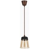 Brilagi LED luster R GLASS 1xE27/60W/230V Ø 15,5 cm braon/dimno bež/crna | Eponuda.com