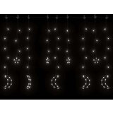 vidaXL Okrasne lučke zvezde in lune z daljincem 345 LED hladno bele | Shoptok.si