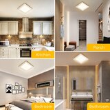 Aigostar LED plafonsko nadgradno svetlo, 9W, 230V, 4000K, 12,2x12,2 cm, bela | Eponuda.com