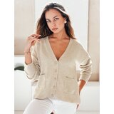 DStreet Damski kardigan SORELIE beżowy | shoptok.hr