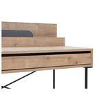 Marckeric Uredski radni stol od punog hrasta 60x113 cm Lila – | shoptok.hr