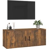  Zidni TV ormarić Boja dimljenog hrasta 100 x 34,5 x 40 cm | shoptok.hr