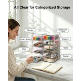 GOMAIHE 2x prozoren organizator za kozmetiko z 10 predali | Shoptok.si