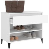 Ormarić za cipele bijeli 70 x 36 x 60 cm od konstruiranog drva | shoptok.hr