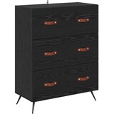  Komoda Crni Hrast 69,5 x 34 x 90 cm Konstrukcijsko drvo | shoptok.hr