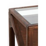 Light & Living Pomoćni stol sa staklenom pločom stola u prirodnoj boji 41x119 cm Yuki – | shoptok.hr
