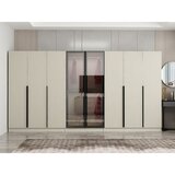 Hanah home ormar sa reflektujućim staklom Nisa 20625, 360 cm, peščar Cene
