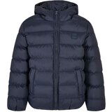 Urban Classics Boys' Basic Bubble Jacket Navy/White/Navy | Shoptok.si