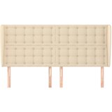  Uzglavlje s ušima krem 203x23x118/128 cm od tkanine | shoptok.hr