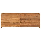  Povišena gredica 150 x 40 x 55 cm reciklirana tikovina i čelik | shoptok.hr