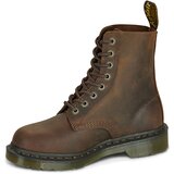 Dr. Martens Pol&amp;scaron;kornji 1460 PASCAL EMBOSS FLORAL DARK BROWN CRAZY HORSE Kostanjeva Slike