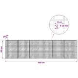  Gabion s žicom debljine 3 5 mm i mrežom 5x10 cm 600x20x150 cm - 20 cm 150 cm 600 cm | shoptok.hr