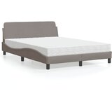  Krevet s madracem Dover smeđesivi 140x200 cm tkanina | shoptok.hr