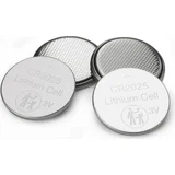 gumbne litijeve baterije 4 kosi - CR2025