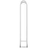  Stalak za drva za ogrjev 100x25x150 cm Pocinčani čelik | shoptok.hr