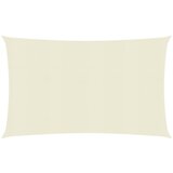vidaXL Senčno jadro 160 g/m² krem 2,5x4,5 m HDPE, (20609773) | Shoptok.si