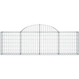  Lučne gabionske košare 13 kom 200x30x60/80 cm pocinčano željez | shoptok.hr