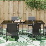 vidaXL vanjski pokrivač ARAKIL Zeleni i bijeli Poliester Velik Uzorak | shoptok.hr