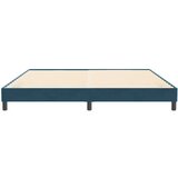 Box Spring krevet bez madracem tamnoplavi 200x210 cm baršun | Eponuda.com