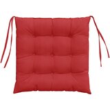  Jastučići za sjedenje 4 pcs Crvena 40 x 40 x 6 cm tkanina | Eponuda.com