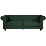 Venture Home Velvet trosjed 217 cm, zeleni Slike
