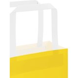  Papirnate vrećice 50 kom s ručkama žute 32x17x25 cm | Shoptok.si