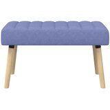  Klupa s utorima Traper plava 80 x 40 x 46 cm Tkanina | Eponuda.com