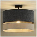  Duolla - Plafonski luster DOUBLE 1xE27/15W/230V, prečnik 40 cm, siva | Eponuda.com