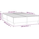  Okvir za krevet s oprugom plavi 140 x 190 cm od tkanine | shoptok.hr