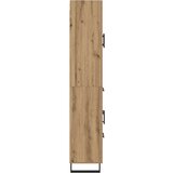  Visok predalnik Umetni hrast 69,5 x 34 x 180 cm Konstruiran les, (5000108181) | Shoptok.si