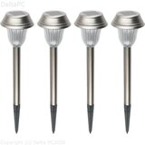  Vrtna LED lampa, metalna, set 4 komada, 200 mAh | Eponuda.ba