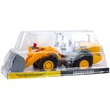 Bager građevinsko vozilo velika pomična kanta sivo-žuta | shoptok.hr